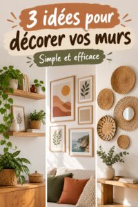 Salle de bain décorée avec des stickers muraux colorés et modernes