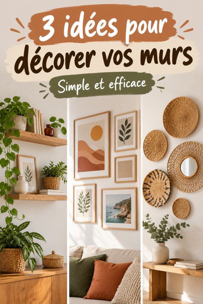 Salle de bain décorée avec des stickers muraux colorés et modernes