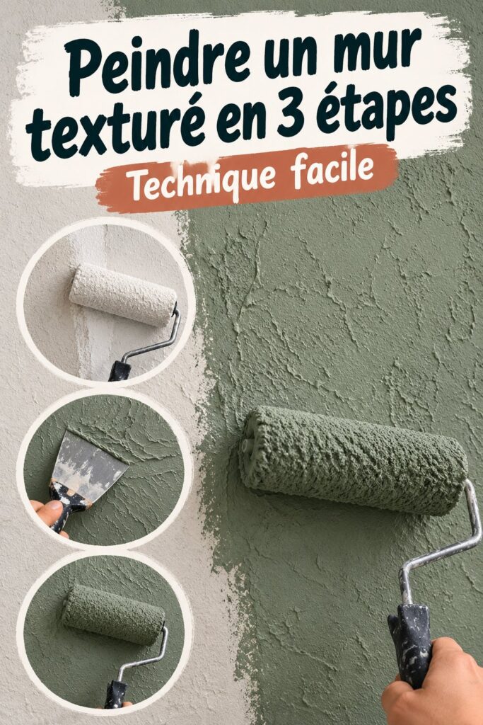 Un mur texturé fraîchement peint avec une couleur douce dans une salle de bain.
