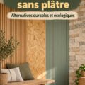 Salle de bain rénovée avec des alternatives modernes aux murs en plâtre.