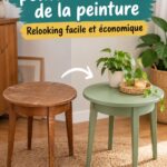 Table de nuit rénovée avec un nouveau design moderne et élégant