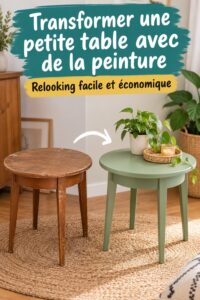 Table de nuit rénovée avec un nouveau design moderne et élégant